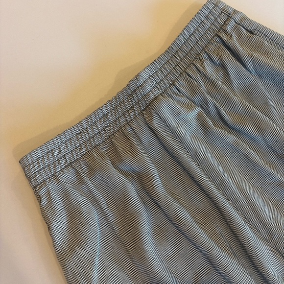 VINTAGE STEPHANIE PARKS‎ High Waist Black & White Pattern Mom Pants 90s Medium - Picture 8 of 15